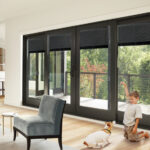 A-Series Frenchwood Gliding Patio Door with Slate Gray Blinds-Between-the-Glass


Four panel configuration, black exterior, prefinished black interiors, Albany hardware and Auxiliary Foot Locks in black finish.